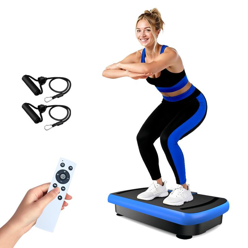 Vibration Plate Exercise Machine for Lymphatic Drainage Vibrating Plate Exercise Machine with Bluetooth and LED Display, 330 LBS Capacity Whole Body Workout Vibration Platform Workout Equipment for Women Men Home