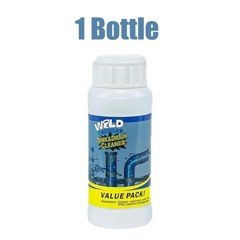 Dissolves 200 Types of Clogs Kills 99% Bacteria for Kitchen Sinks Shower Drains Bathtubs Toilet Tank Cleaner Brush