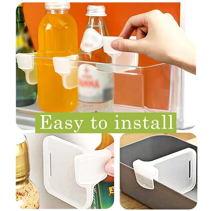 A Practical Organizer for 16-Count Refrigerator Drawer Separators, Storage Container Separators, Pantry Rooms and Shelf Units