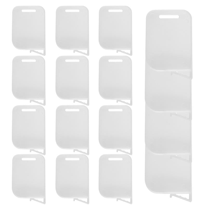 A Practical Organizer for 16-Count Refrigerator Drawer Separators, Storage Container Separators, Pantry Rooms and Shelf Units