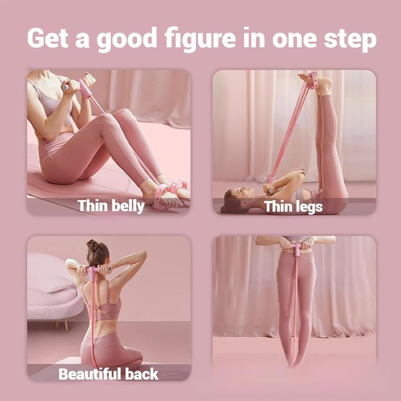 Multifunction Pedal Resistance Trainer – Portable Foot Pedal Exerciser for Full-Body Home Workout, Stretching & Fitness Training