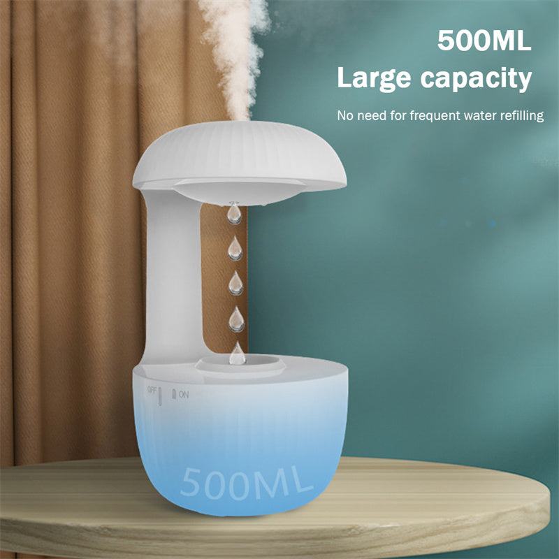 Humidifier with water drops
