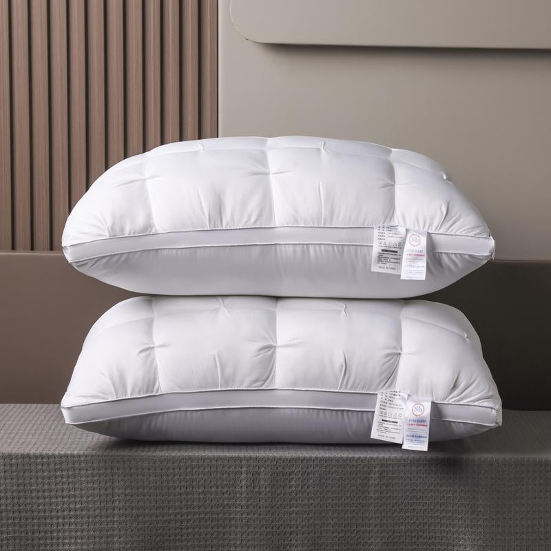 Luxury Hotel-Quality Neck Support Pillow, for Deep Sleep and Comfort, with a Fluffy Pillow Core, Suitable for All Seasons, a Perfect Gift