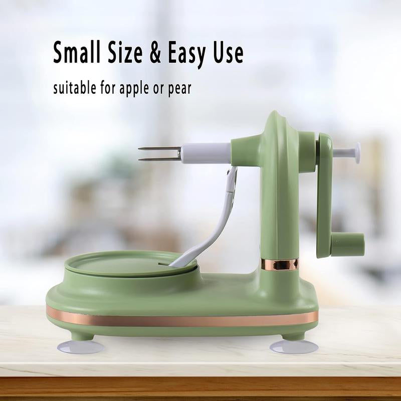 Apple Peeler,Apple Pealer Slicer & Corer for Home Kitchen Quick Applesauce Pie Making Manual Multifunctional