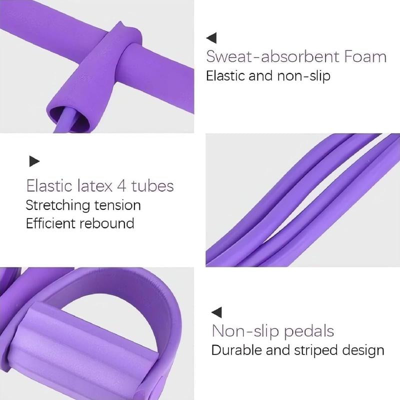 Multifunction Pedal Resistance Trainer – Portable Foot Pedal Exerciser for Full-Body Home Workout, Stretching & Fitness Training