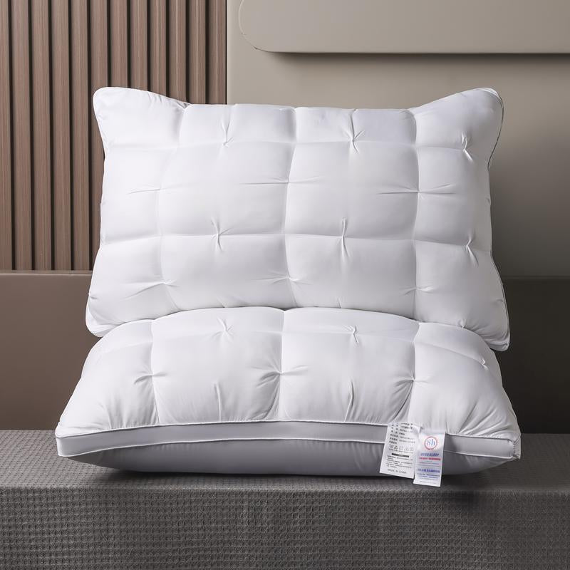 Luxury Hotel-Quality Neck Support Pillow, for Deep Sleep and Comfort, with a Fluffy Pillow Core, Suitable for All Seasons, a Perfect Gift